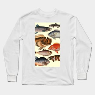 My Lucky Fishing Costume - Freshwater Fish Bass Long Sleeve T-Shirt